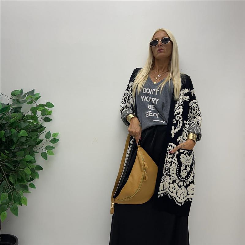 cardigan lungo senza bottone deco'